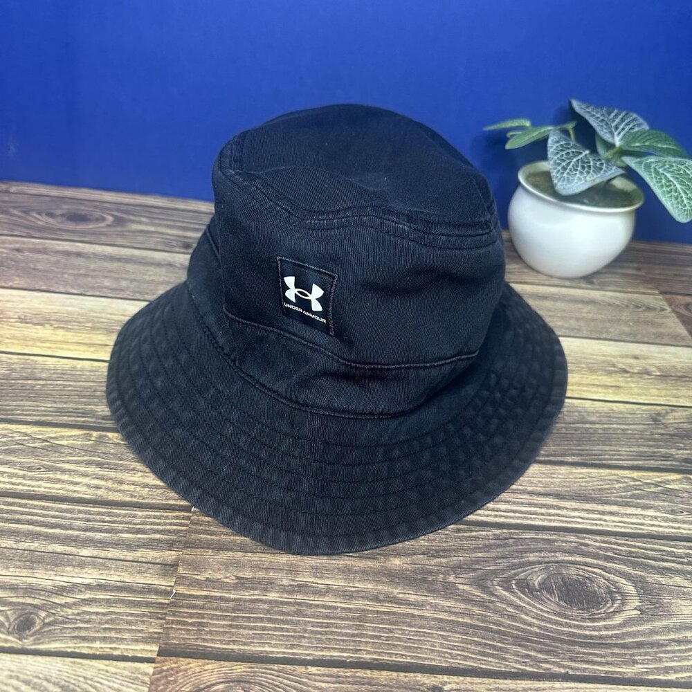 Under Armour Men's Branded Bucket Hat NWT Size M/L (Black) (1376704) - Picture 2 of 9